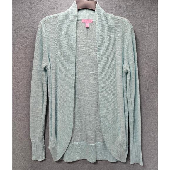 Lilly Pulitzer Amalie Open Front Cardigan Size Medium - Picture 1 of 5